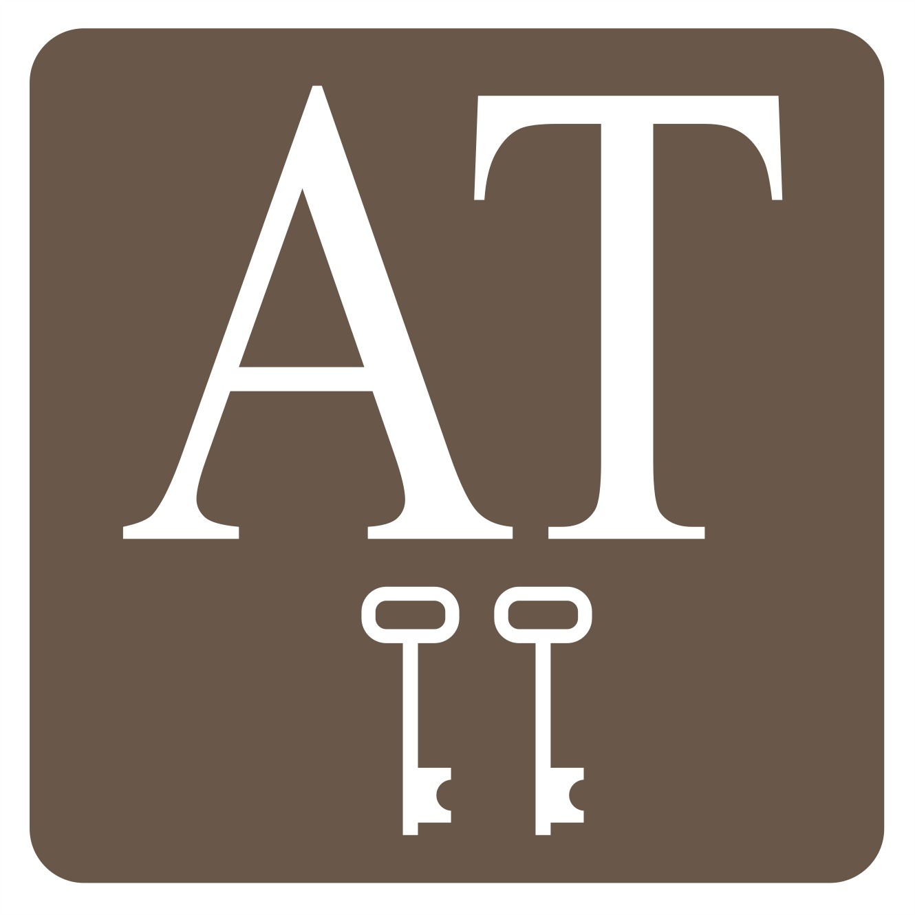 Distintivo oficial de Apartamento Turístico - dos llaves